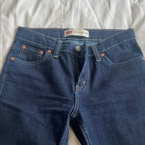 Levi's Women's Dark Blue Straight Leg Jeans